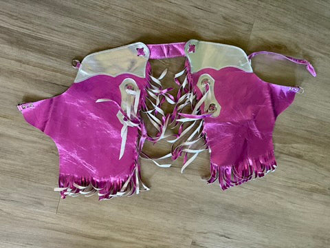 Pink Cowgirl Chaps, Small (2-3)