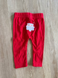 Lila & Jack Santa Leggings, 6-9M