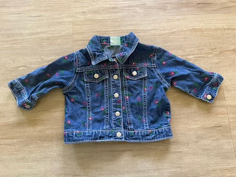 Sesame Street Rose Denim Jacket, 3/6M