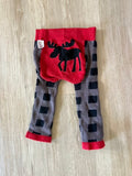 Lazy One Moose Tights, 6-12M