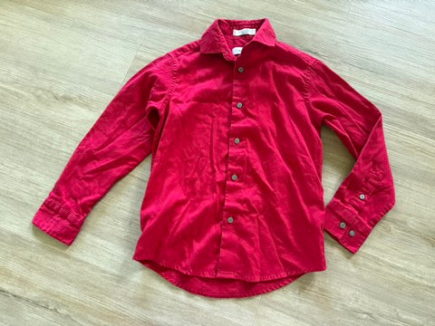 Calvin Klein Red Button Down, 8