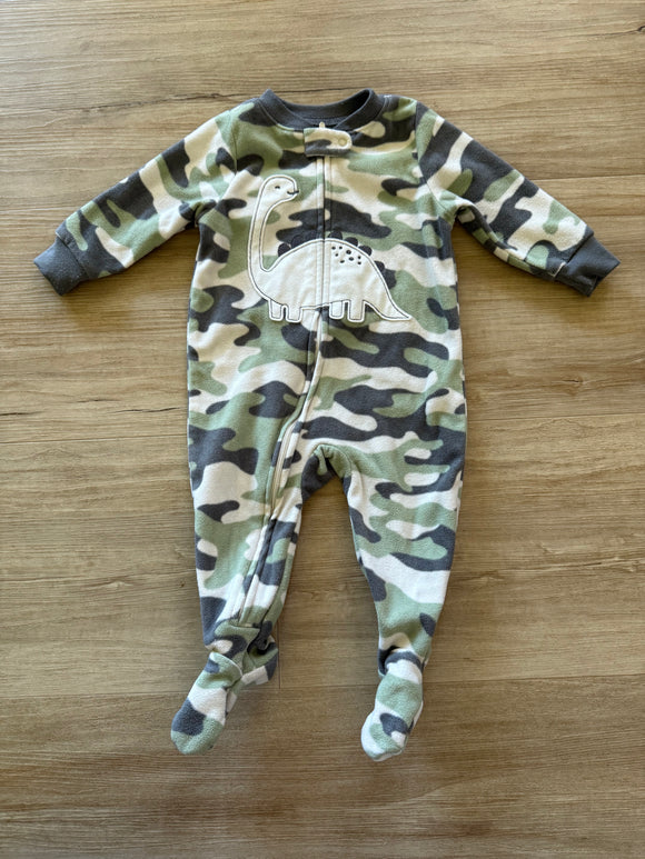 Carter's Fleece Camo Dino Sleeper, 6M