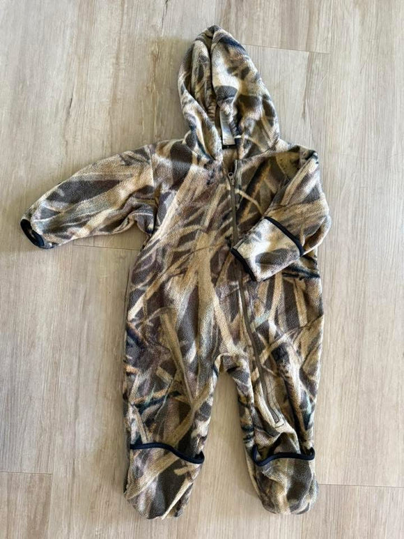 Columbia Camo Fleece Bunting Suit, 18M