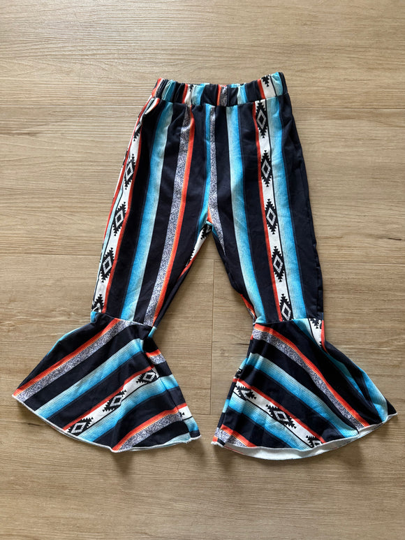 Boutique Southwestern Bell Bottoms, 90 (2/3T)