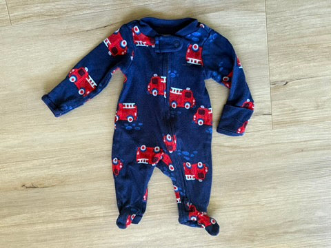 Carter's Fire Truck Sleeper, Preemie