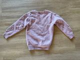 Shein Light Purple Heart Sweater, 7Y