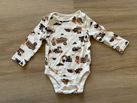 Old Navy Construction Onesie, 6-12M