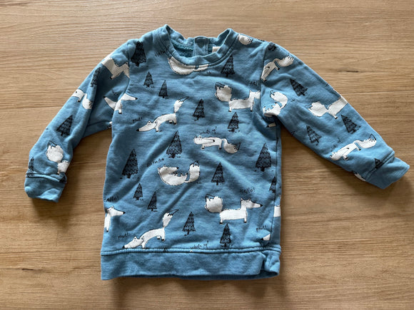 H&M Fox Pullover, 1 1/2-2Y