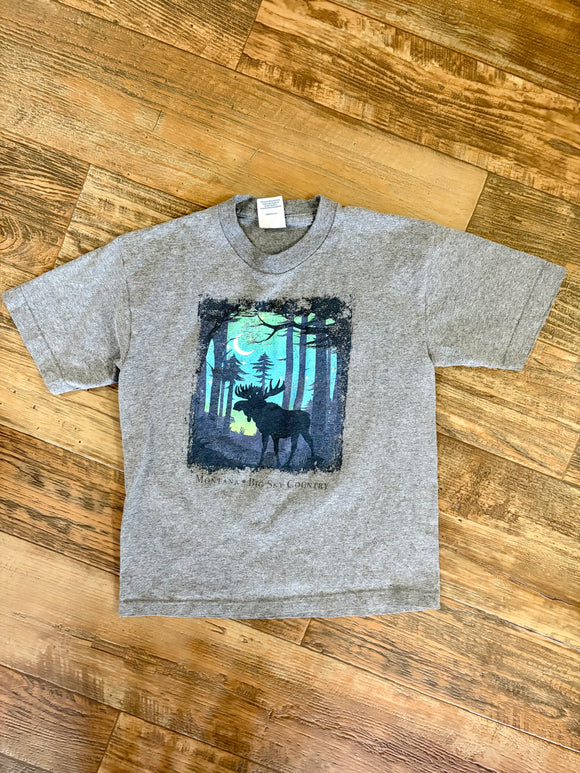 Prairie Mountain Big Sky Montana Moose Tee, 10/12