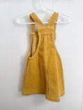 Tahari Yellow Corduroy Skirtalls, 2T