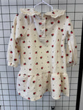 Wonder Nation Soft Cream, Floral Dress, 24M