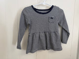 Carters striped long sleeve top, 2T