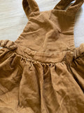 Carter's Corduroy Brown Skirt Overalls, 18M