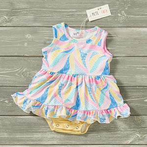 Pete + Lucy Beach Boho Romper, 12-18M