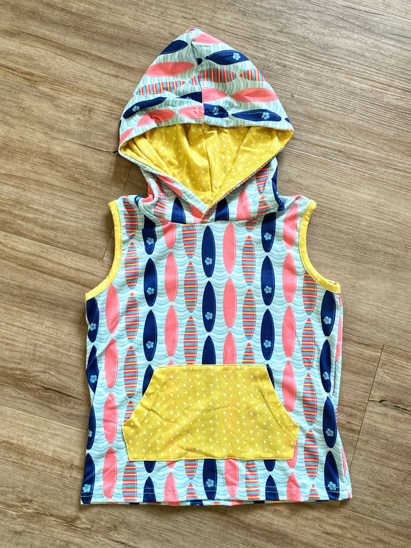 Pete + Lucy Surfin into Summer Hooded Tee, 3T