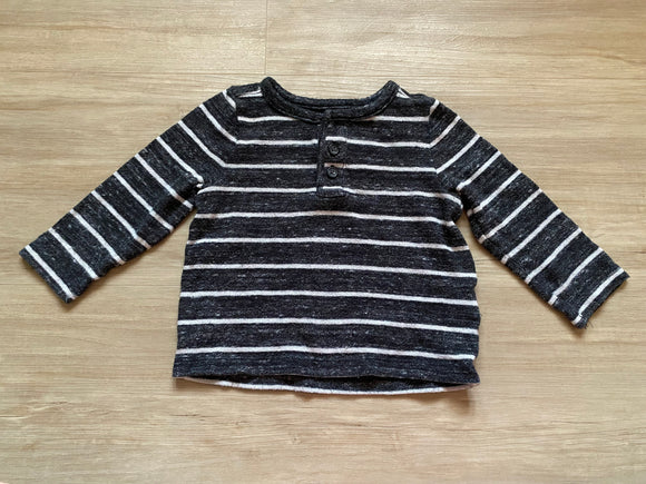 Old Navy Striped Henley, 12-18M