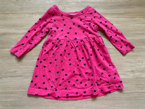 Carter's Heart Print Dress, 9M