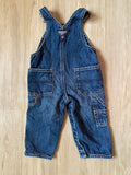 OshKosh Denim Overalls, 12M