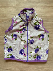 Carter's Floral Fleece Vest, 9M