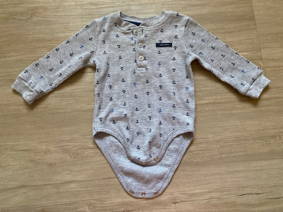 Nautica Anchor Thermal Onesie, 6/9M