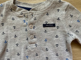 Nautica Anchor Thermal Onesie, 6/9M