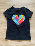 Cat & Jack Heart Tee, XS(4/5)