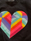 Cat & Jack Heart Tee, XS(4/5)