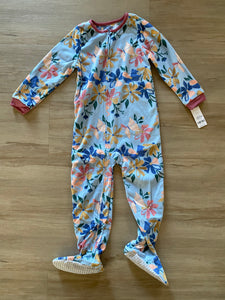 NWT Floral Fleece Sleeper, 6/6A