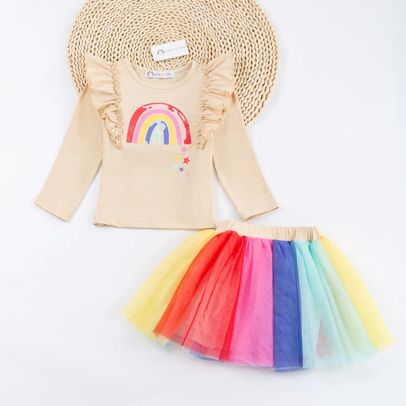 Magical Rainbow Skirt Set, 5 (XL)