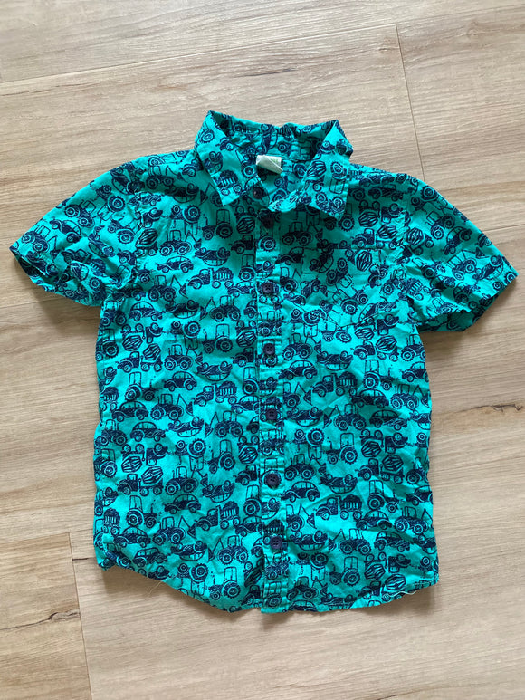 Peanut & Ollie Construction Button Down, 5T