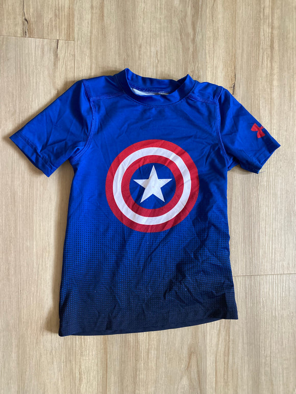 UA Captain America Athletic Tee, YXS (7)