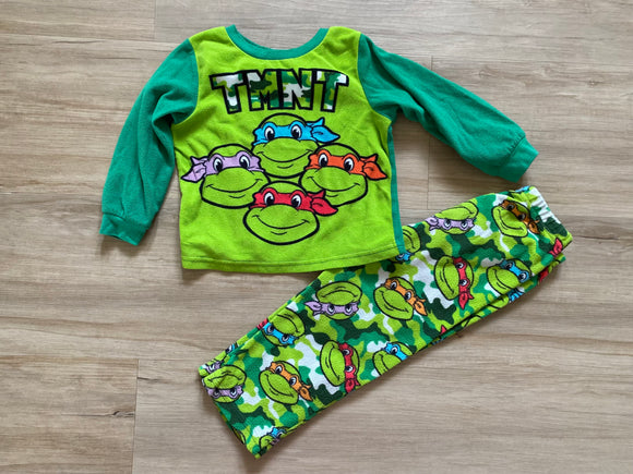 Nickolodeon Ninja Turtles Fleece Pajamas Set, 4T