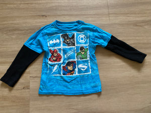 Justice League Long Sleeve, 2T