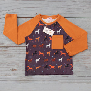 Playing with Horse Tee, 2T, 3T, 4T, 5