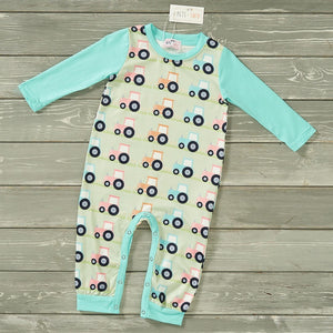 Tractor Romper, 3-6M, 9-12M