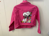 365 Kids Peanuts Pink Denim Jacket, 4