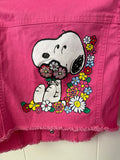 365 Kids Peanuts Pink Denim Jacket, 4