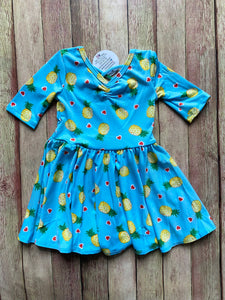 NWT DotDot Smile Pineapple Ballerina Dress, 12/24M