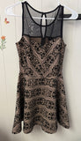 Women's Trixxi Velvet Designed Dress, S