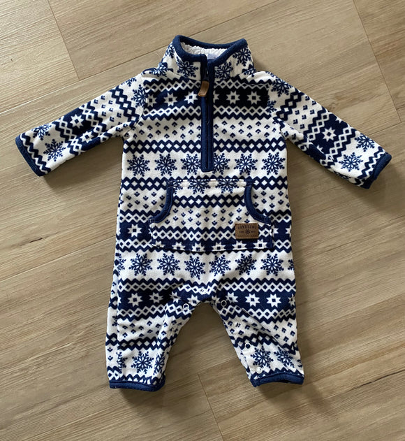 'Handsome' Fleece Bodysuit, 3M