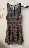 Women's Trixxi Velvet Designed Dress, S
