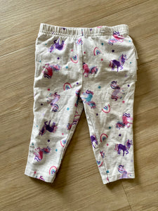 Unicorn Ruffle Butt Leggings, 6-9M