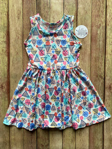 NWT DotDot Smile Triangle Tank Dress, 2T