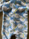 Soft Fleece Airplane Bunting Suit, 0-3M