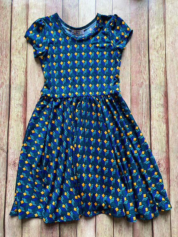 NWT DotDot Smile Caps Geometric Dress, 7