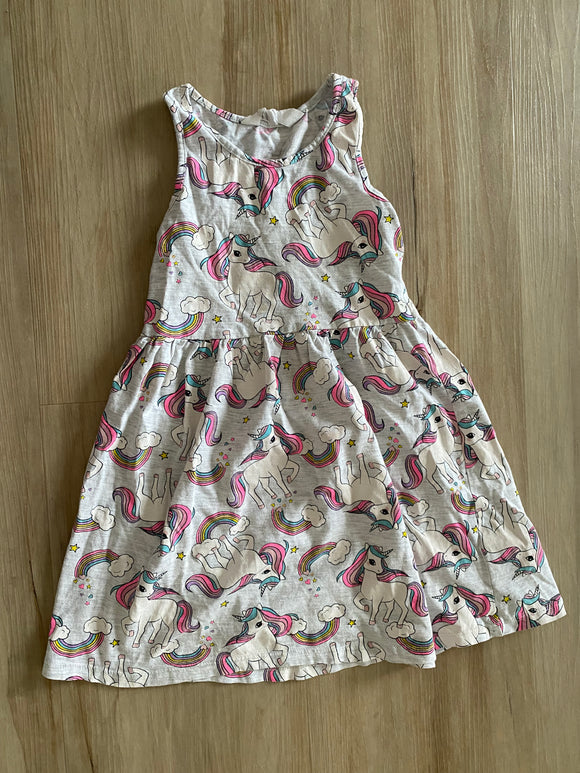 Unicorn Tank H&M Dress, 4-6Y