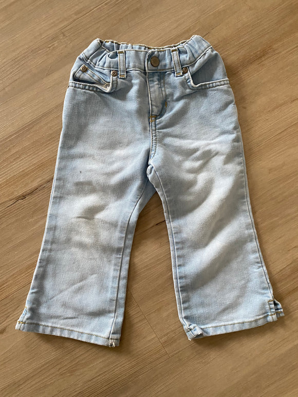 Heart Pocket Boot Cut Jeans, 2T