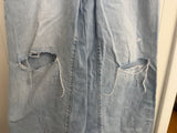Art Class Light Blue Distressed Knee Jeans, 8