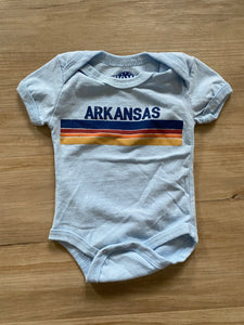 Arkansas Short Sleeve Onesie, 0/3M