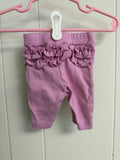 Carter's Pink Ruffle Butt Leggings, NB